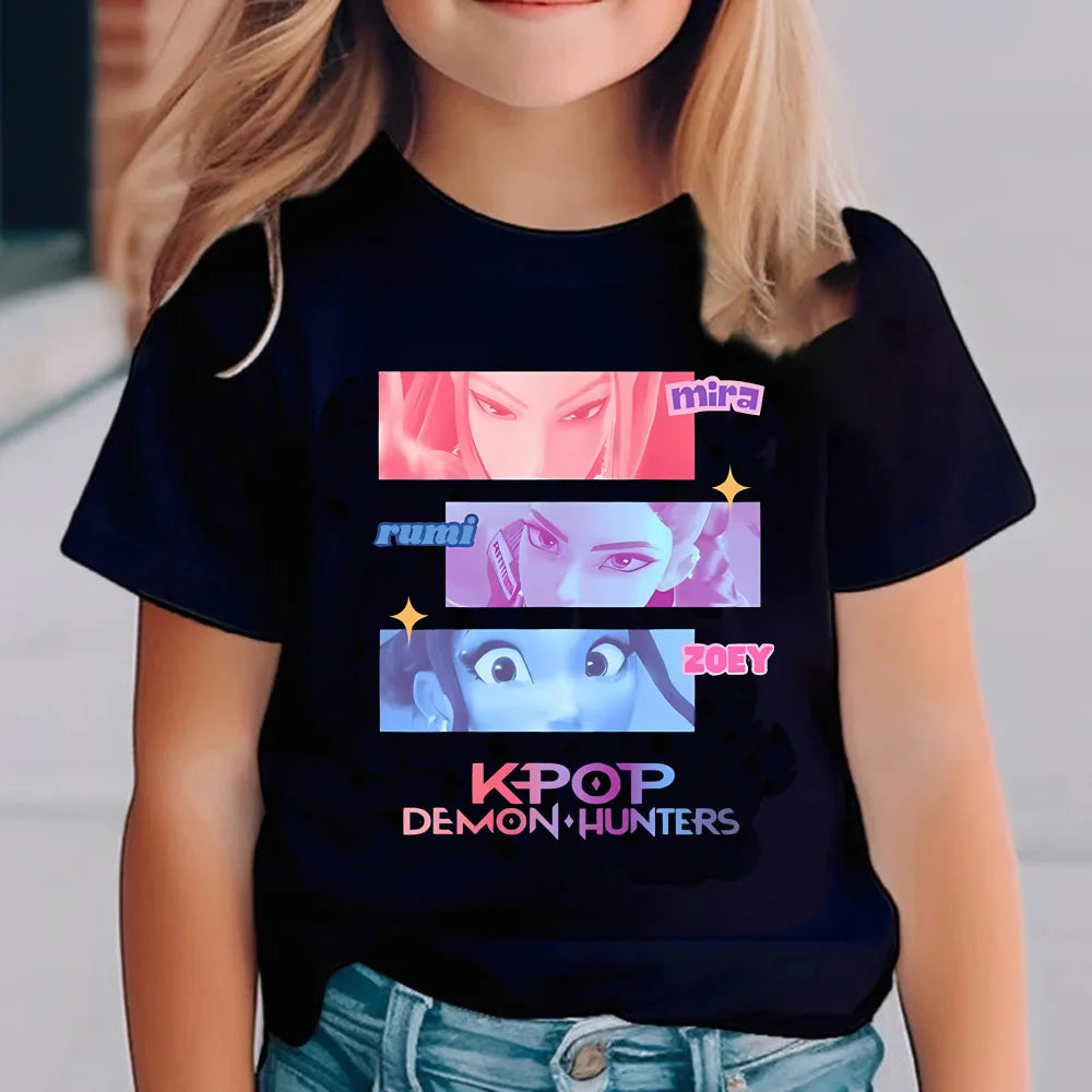 Kpop Hunters Children's T-shirt Boys Girls
