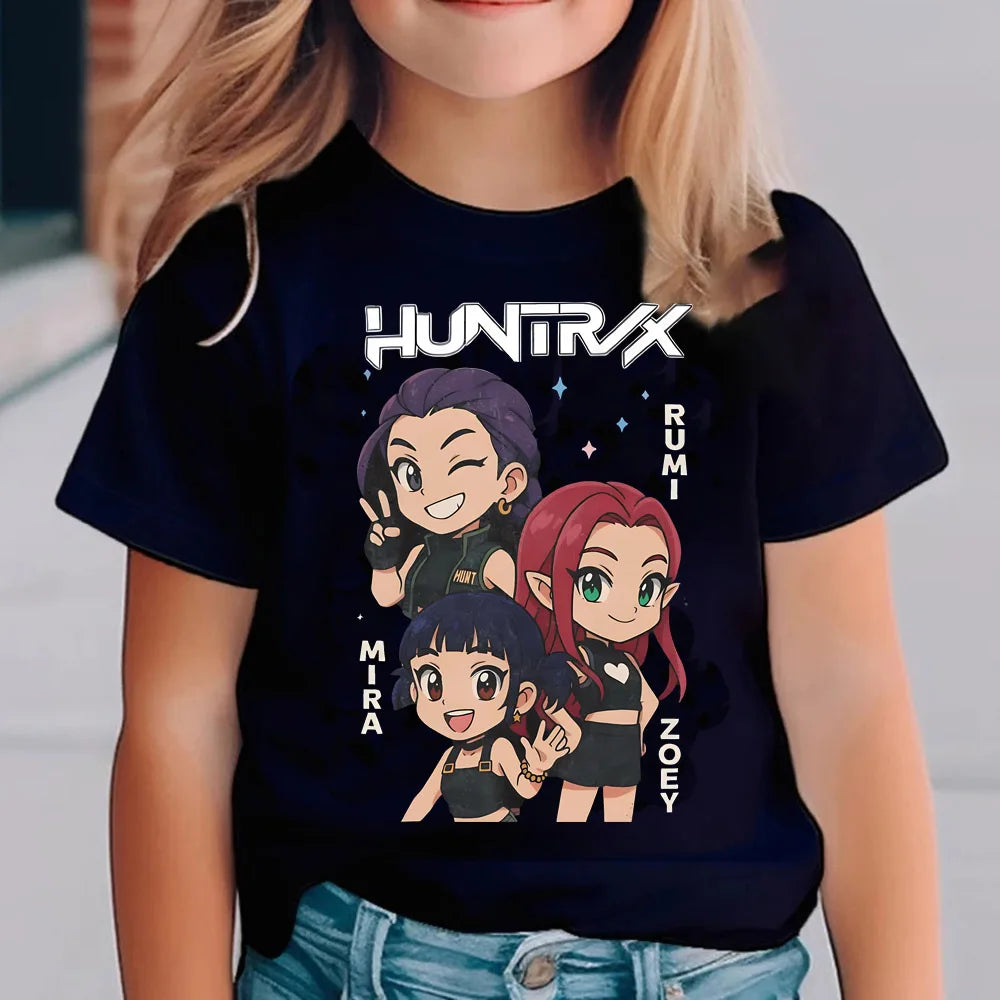 Kpop Hunters Children's T-shirt Boys Girls