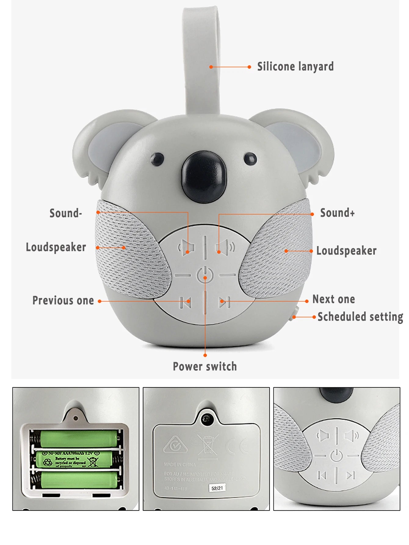 Fox & Koala Sleep Speaker | Dream Barn