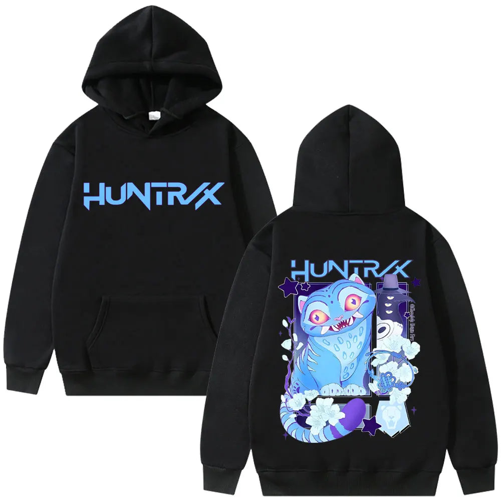 Kpop Hunters Derpy Tiger Hoodie Casual Oversized Pullover